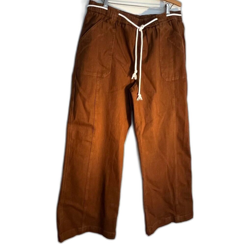 New Women's Carmel Colored Wide Leg Pants SZ18 NEW